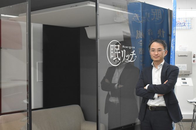 寝室用パネルエアコン「眠リッチ®」開発者の株式会社フジタ 次世代空調事業部 商品開発部 部長 小野幹治氏