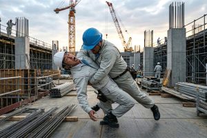 2次下請のヘッドロックに、3次下請はバックドロップで応戦！正当防衛は成立するのか？