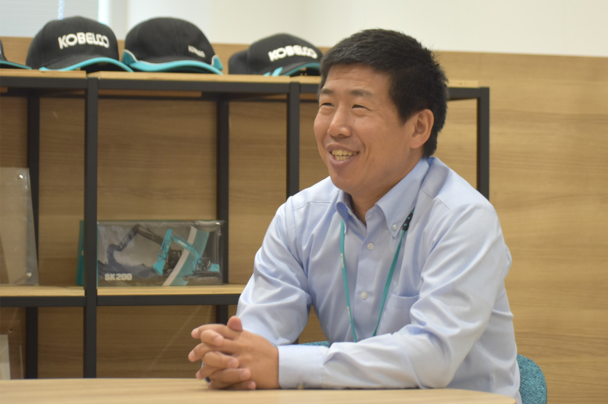 コベルコ建機新事業推進部 K-DIVE事業推進グループの影山貴久氏
