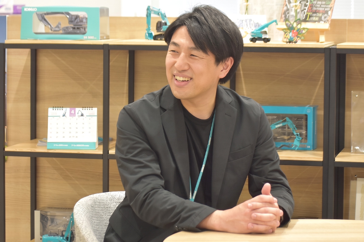 コベルコ建機新事業推進部 K-DIVE事業推進グループの西川聡氏