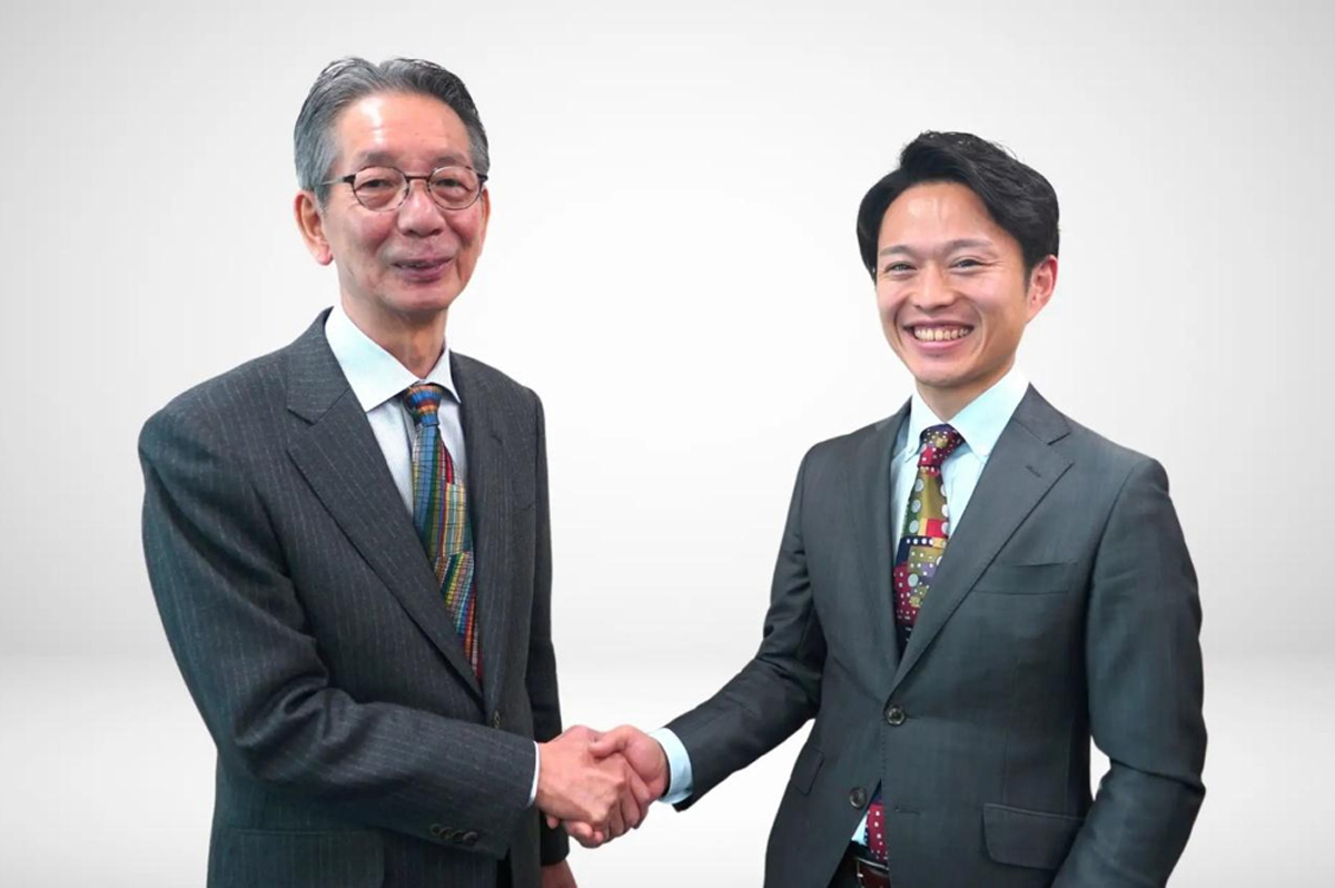 左から、南都技研 代表取締役の多田佳充氏、クアンド 代表取締役の下岡純一郎氏